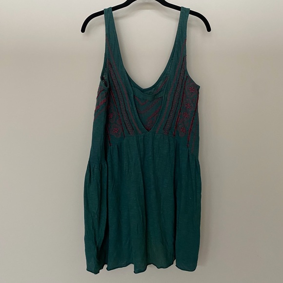 Urban Outfitters Backless Dark Teal Dress - Picture 9 of 15